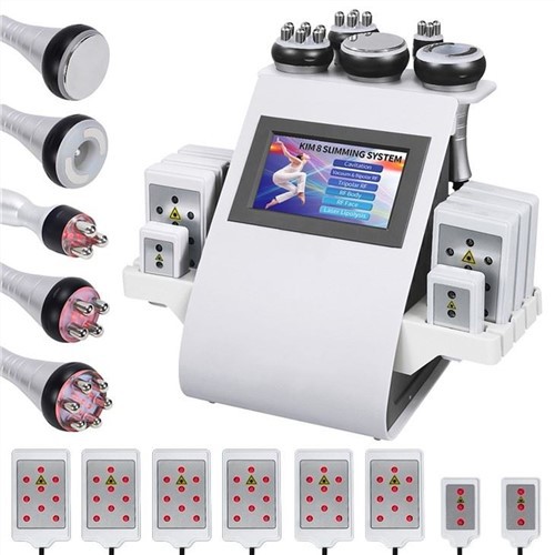 Peiriant Slimming Laser Gwactod Liposuction Ultrasonic RF Deubegwn