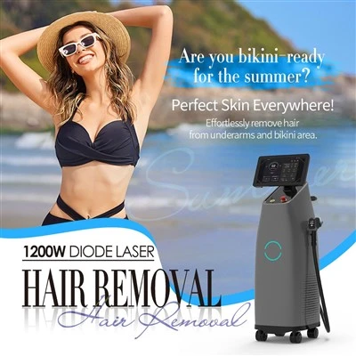 755 808 1064 nm Diode Laser Hair Tynnu Gwallt
