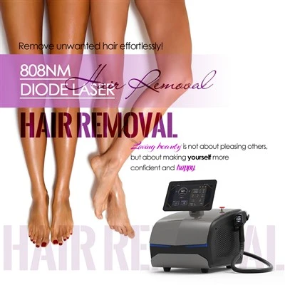 Peiriant Tynnu Gwallt Laser Deuod Android 808nm