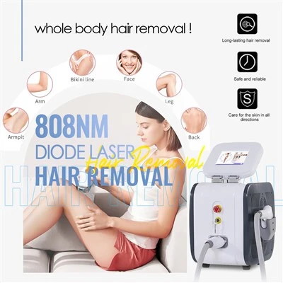 Offer Tynnu Gwallt Parhaol 808NM Laser Deuod