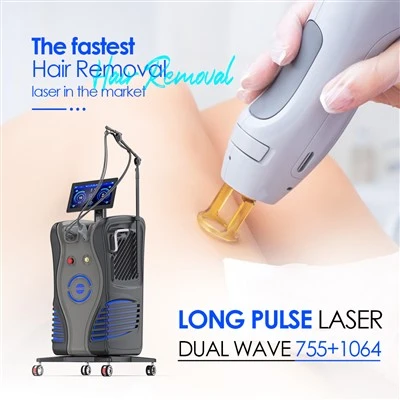 Cyfanwerthu Alex Laser 755 1064Tynnu Gwallt NM